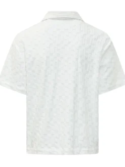 Camicia Bowling con Tasca Applicata