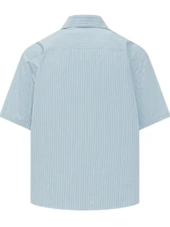 Camicia Boxy a Maniche Corte