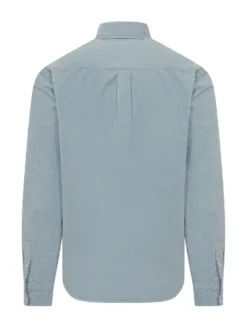 Camicia con Bottoni e Logo Ricamato