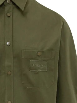 Camicia con Tasche Applicate e Bottoni