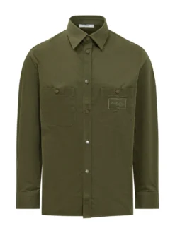 Camicia con Tasche Applicate e Bottoni
