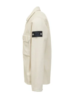 Camicia con Zip e Tasca Applicata
