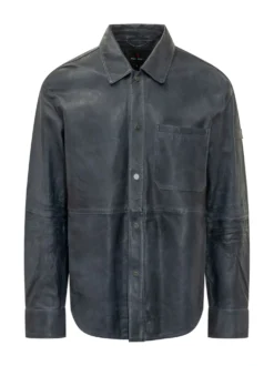 Camicia Giacca con Bottoni e Tasca