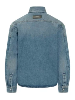 Camicia In Denim Con Tasche