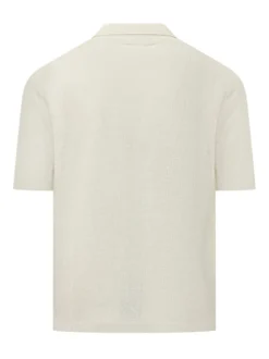 Camicia in Maglia con Colletto e Bottoni