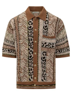 Camicia in Maglia Jacquard