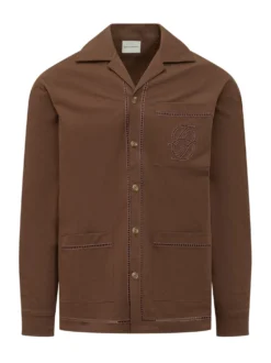 Camicia Marrone con Dettagli Jour Échelle