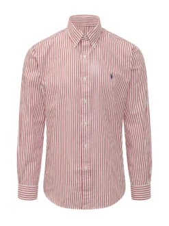 Camicia Sportiva a Righe in Cotone