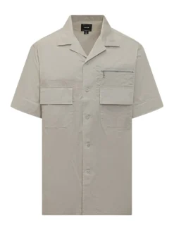 Camicia Ut a Maniche Corte con Tasche