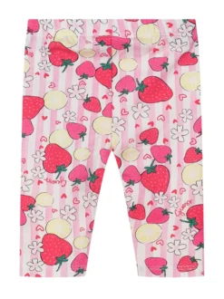 Capri Leggings with Fruit Print