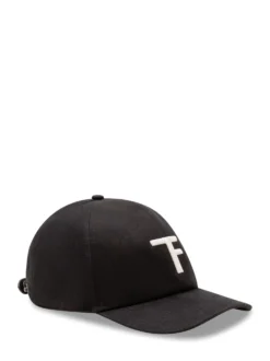 Cap with Contrasting Logo Embroidery