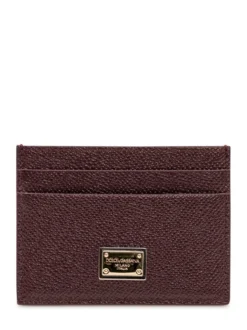 Card Holder with Logo Plaque