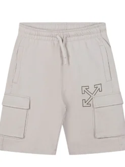 Cargo Sweatshorts with Arrow Print
