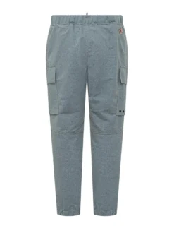 Cargo Trousers with Belt and Patch Pockets