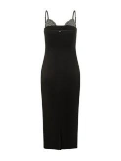 Carruba Midi Dress with Jewel Details