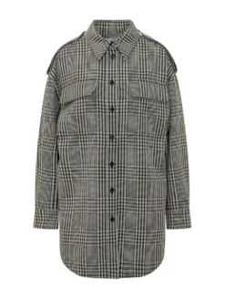 Check Overshirt with Pockets