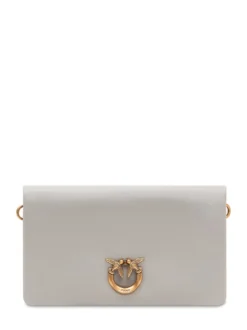 Click Soft Shoulder Bag with Flap and Logo