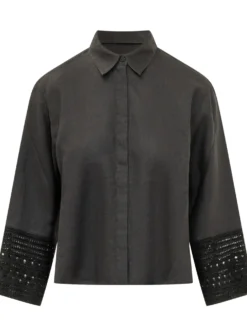 Collared Shirt with Long Sleeves