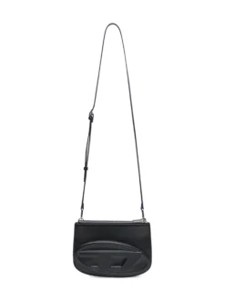 Compact crossbody bag with sculpted design