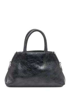 Coperni Mini Data Bag in Black Leather