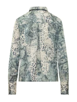 Cornelia Shirt with Reptile Print