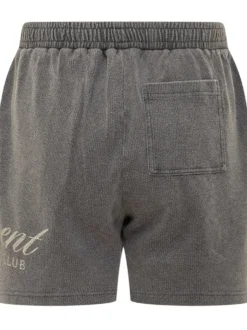 Cotton Shorts With Side Embroidery