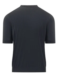 Crewneck Short Sleeve Knit Top