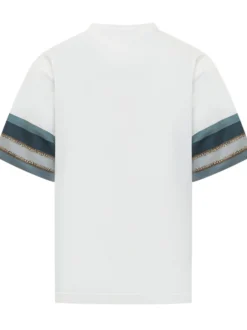 Crew Neck Short-Sleeve T-Shirt with Printed Pocket