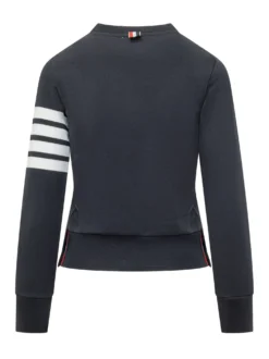 Crewneck Sweatshirt With Four Bars