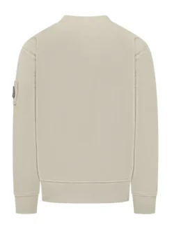Crewneck Sweatshirt with Sleeve Detail