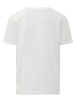 Crew Neck T-shirt with Embroidered Lettering