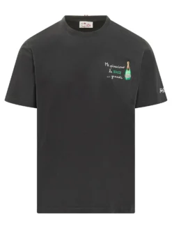 Crewneck T-shirt with Embroidery