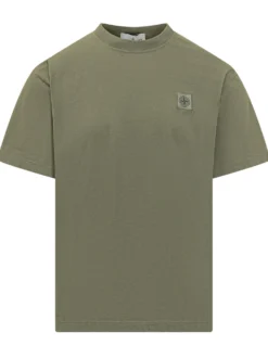 Crew Neck T-Shirt with Patch