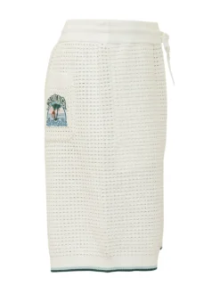 Crochet Shorts with Drawstring