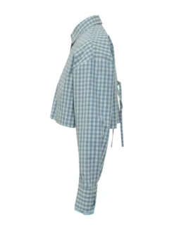 Cropped Check Shirt