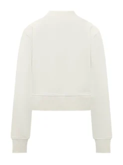 Cropped Sweatshirt with Front Print