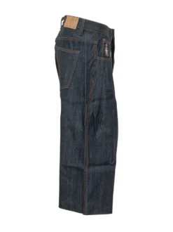 Denim Bermuda Shorts with Studs