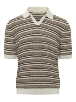 Derby Short Sleeve Knit Polo