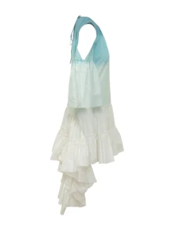 Dip Dye Ruffle Dress
