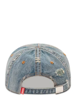 Distressed Cap with Logo Embroidery
