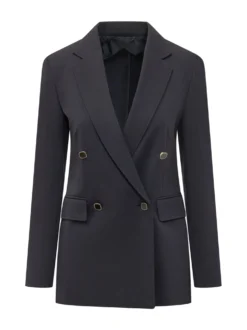 Double Breasted Blazer with Classic Lapels