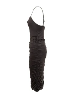 Draped Dress with Straps