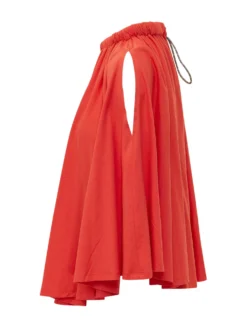 Draped High Neck Top