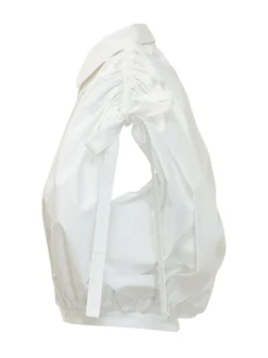 Draped Shirt with Collar