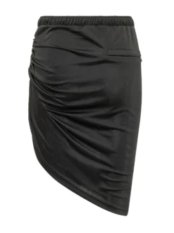 Draped Sport Skirt with Elastic Waist