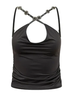 Draped Top with Straps