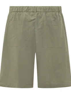 Drawstring Waist Bermuda Shorts