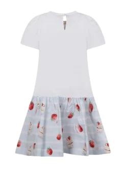 Dress with front print