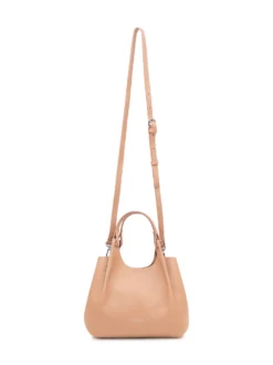 Dua Leather Shoulder Bag with Single Handle
