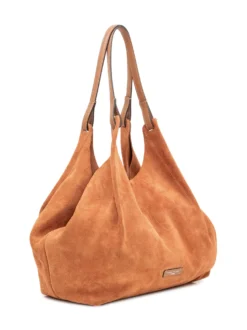 Dua Suede Leather Shoulder Bag